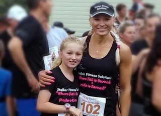 Savannah and  I at the Gut Buster